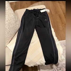 Activewear Men’s M Adidas Trico Zip Black/Graphite/Black Stripes drawstring